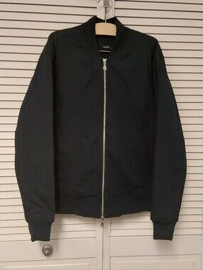 Zanerobe Navy Bomber Jacket with Silver Zip